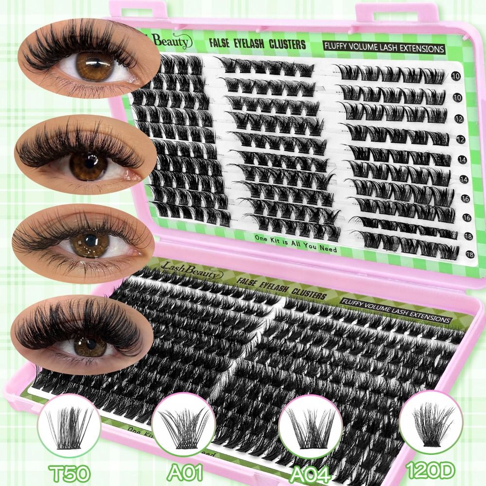 Eyelash Extension Natural Look - ขนตาปลอมแบบธรรมชาติ ติดแน่น ทนนาน ดีไซน์แบบกลุ่ม 3 มิติ