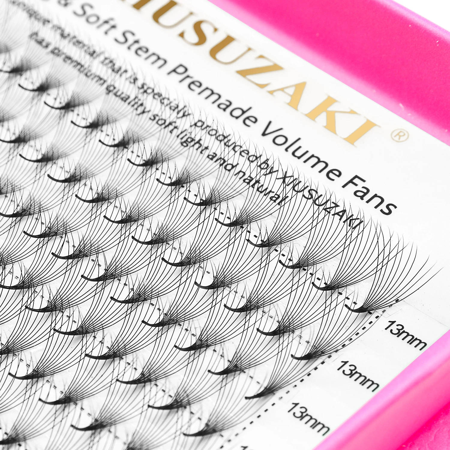 Eyelash Extension Russian - ขนตาปลอม XIUSUZAKI แบบสำเร็จรูป 16 เส้น สำหรับต่อขนตา