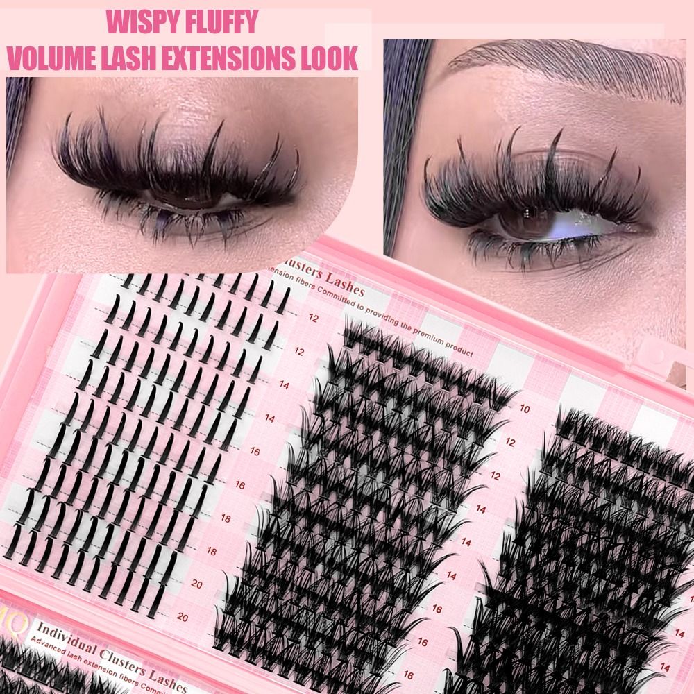 Eyelash Extension Natural Look - ขนตาปลอมความยาว 9-16 มม. แบบ 3D ให้ลุคธรรมชาติ