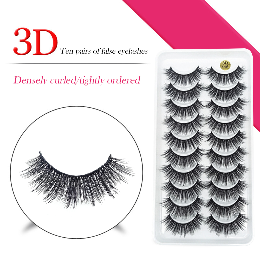Eyelash Extension Eye Irritation - ขนตาปลอมธรรมชาติ ขนตาไฟเบอร์ 3D สำหรับผู้หญิง เหมาะสำหรับแต่งหน้าในชีวิตประจำวันและงานปาร์ตี้ ใช้ซ้ำได้