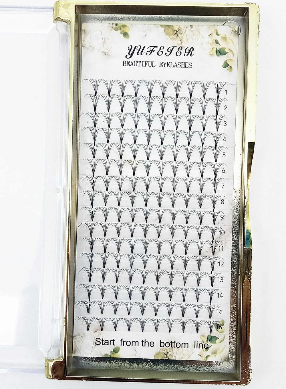 Eyelash Extension Russian - HBZGTLAD ขนตาปลอมแบบสำเร็จรูป 16 แถว 5D-20D ขนตาแบบรัสเซียนโวลุม