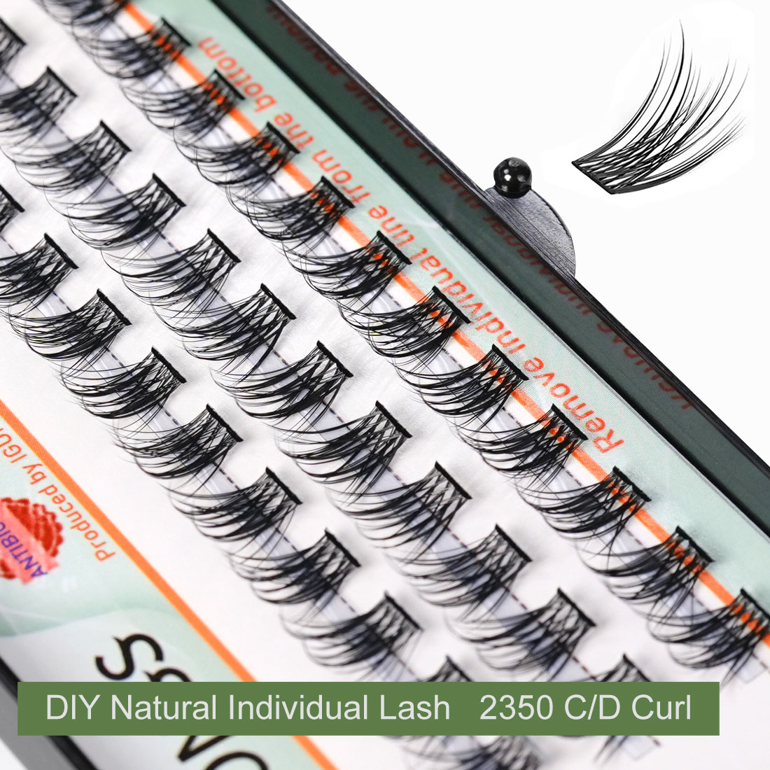 OEM ODM ขนตาแบบกลุ่ม DIY ต่อขน - Eyelash Extension Human Hair บทวิจารณ์และราคา
