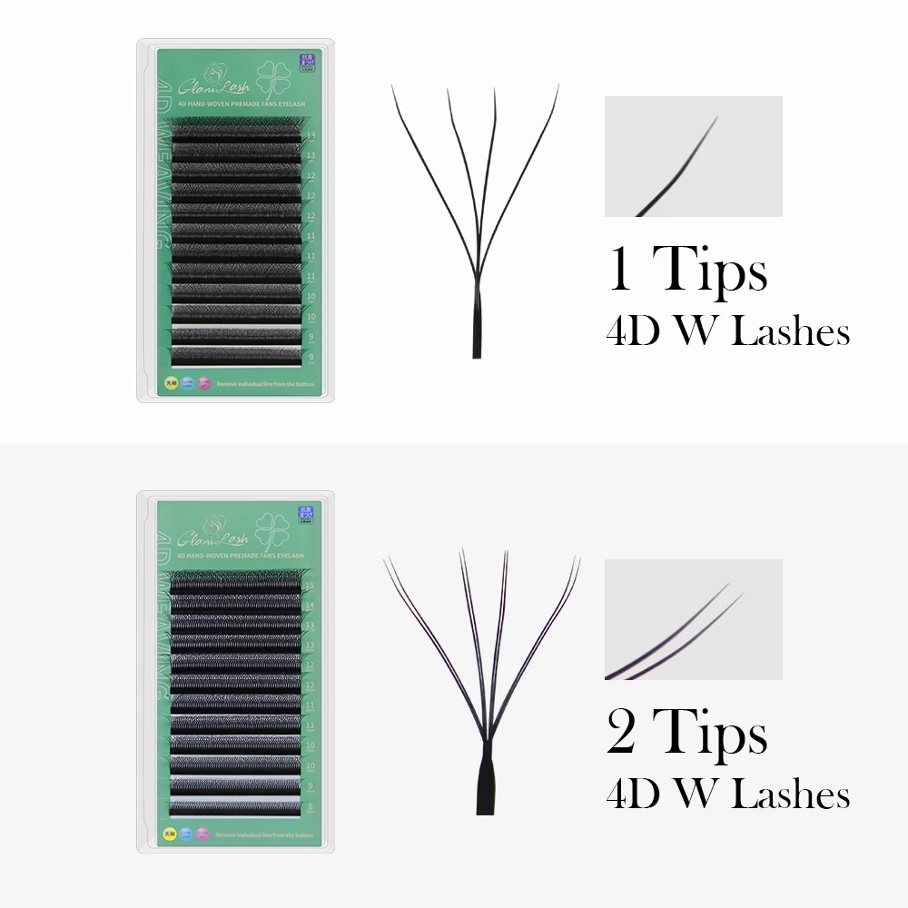 Glamlash ขนตาปลอมแบบพัดลมขนตาป - Eyelash Extension Human Hair บทวิจารณ์และราคา