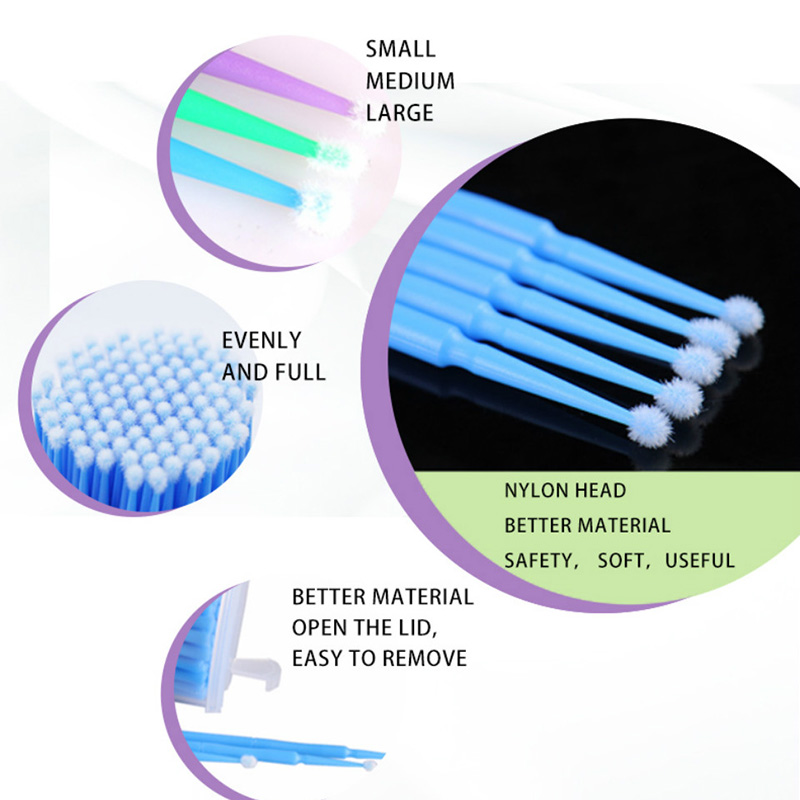 ไม้พันสำลีทำความสะอาดขนตาปลอม  - Eyelash Extension Look บทวิจารณ์และราคา