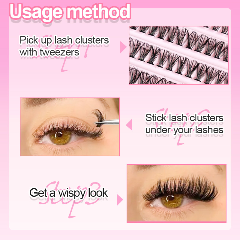 ขนตาปลอมแบบช่อ 8-16 มม. 200 ชิ - Eyelash Extension For Asian Eyes บทวิจารณ์และราคา