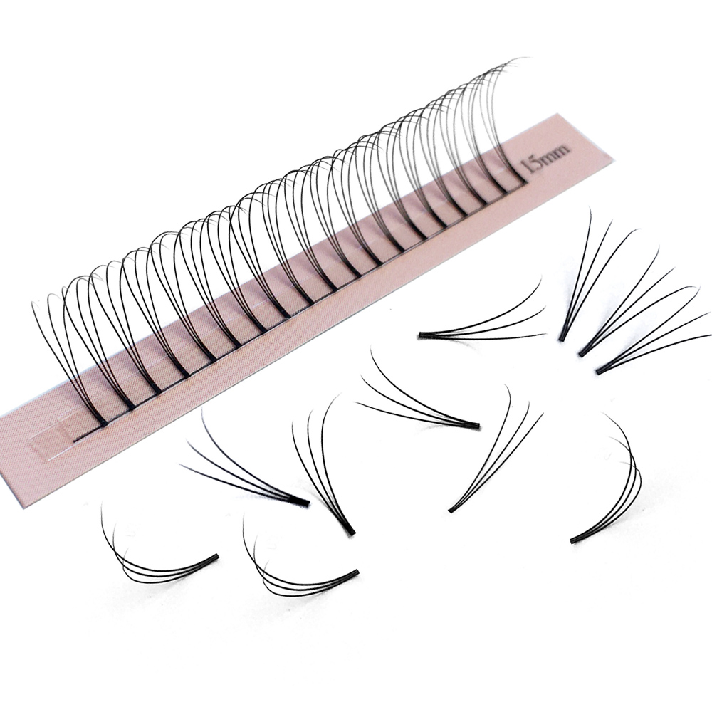 เทพธิดา 3D Premade พัดลมขนตาสั - Eyelash Extension Russian บทวิจารณ์และราคา