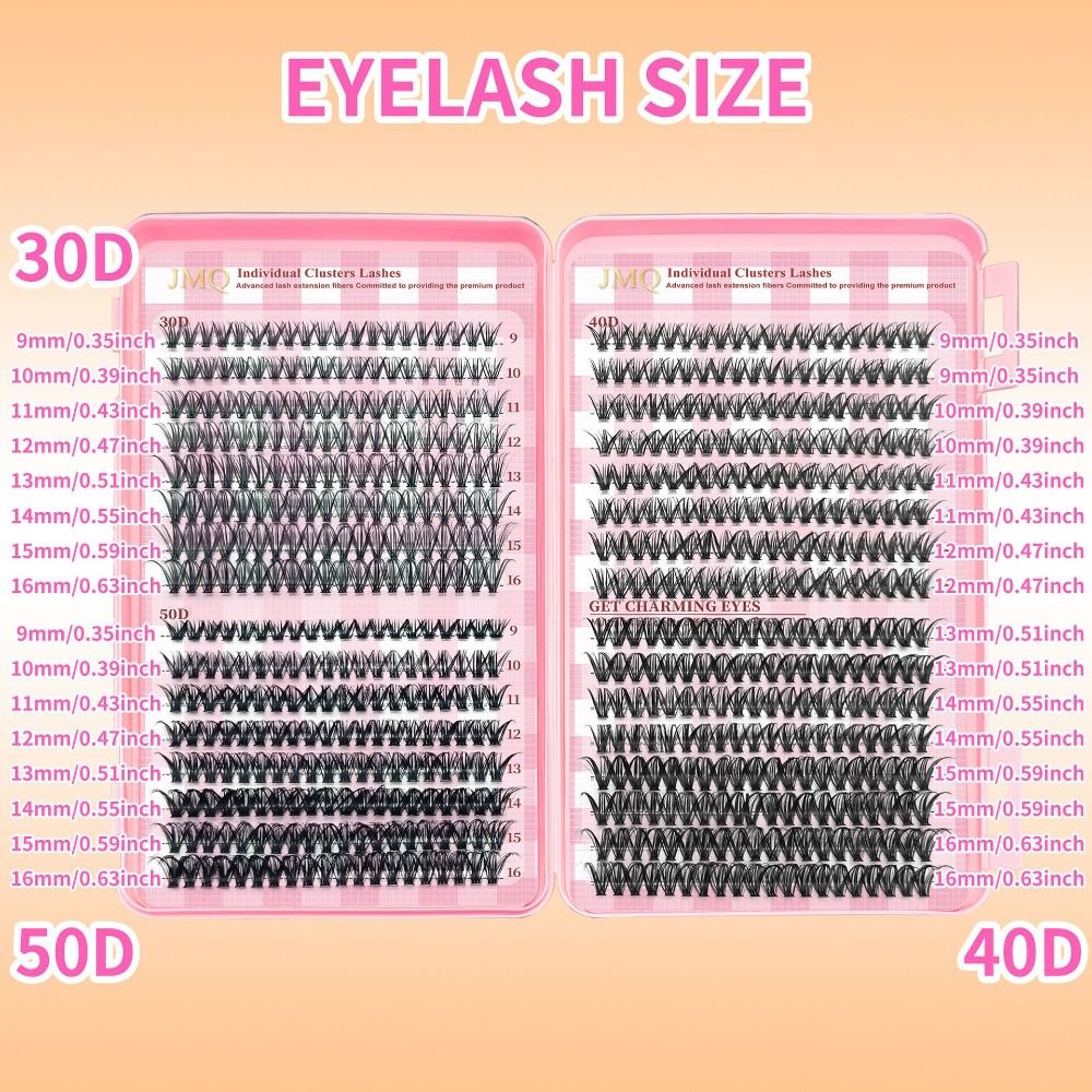 ขนตาปลอมความยาว 9-16 มม. แบบ 3 - Eyelash Extension Natural Look บทวิจารณ์และราคา