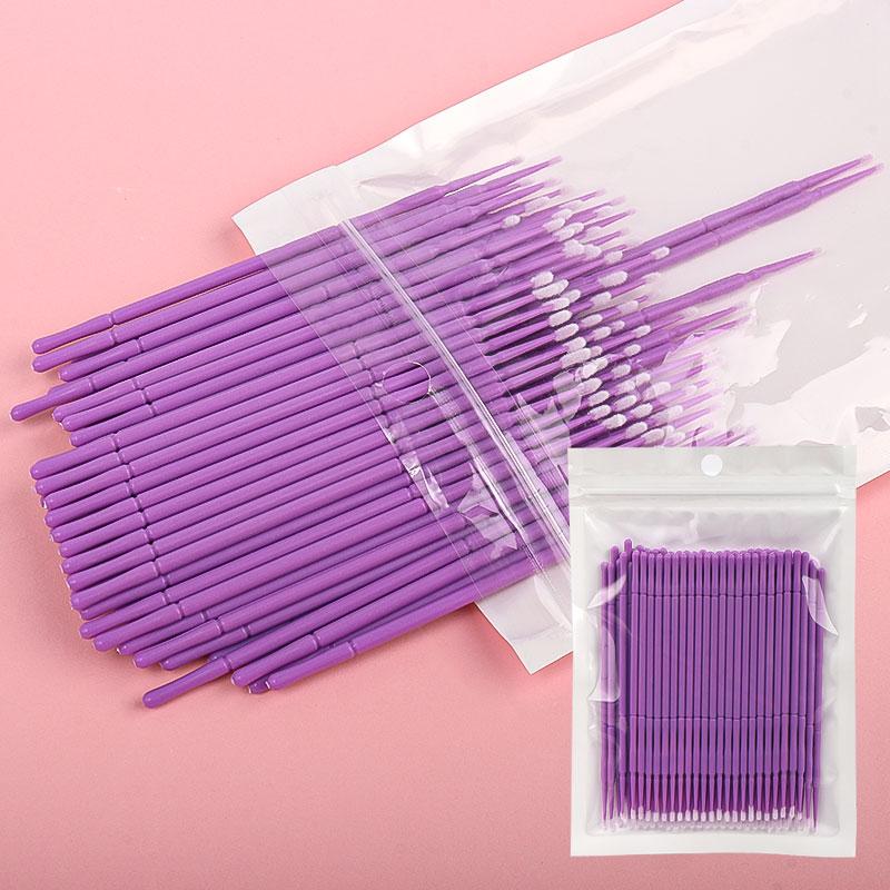 ไม้พันสำลีทำความสะอาดขนตาแบบไม - Eyelash Extension Look บทวิจารณ์และราคา