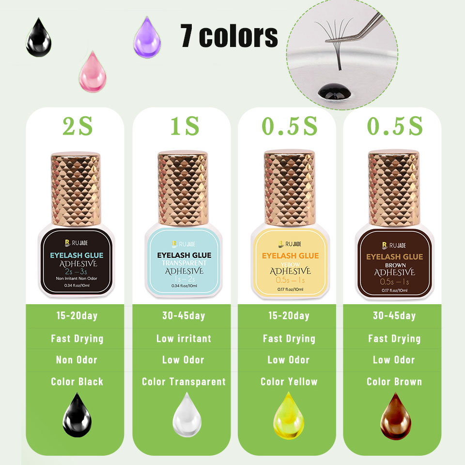 กาวติดขนตาปลอมสำหรับมืออาชีพ5/ - Eyelash Extension Eye Irritation บทวิจารณ์และราคา