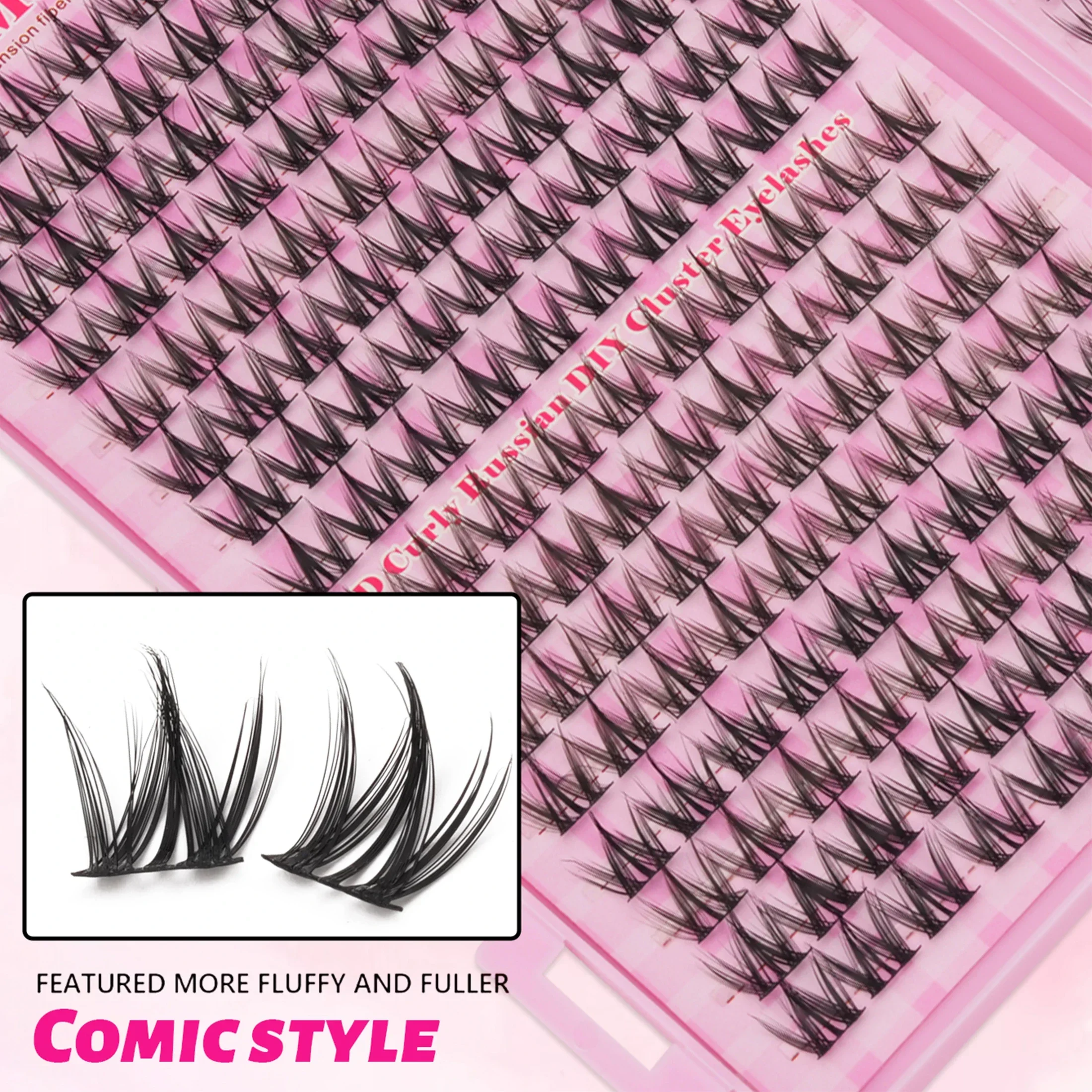ขนตาปลอมแบบช่อรัสเซีย 12 แถว ท - Eyelash Extension Russian บทวิจารณ์และราคา