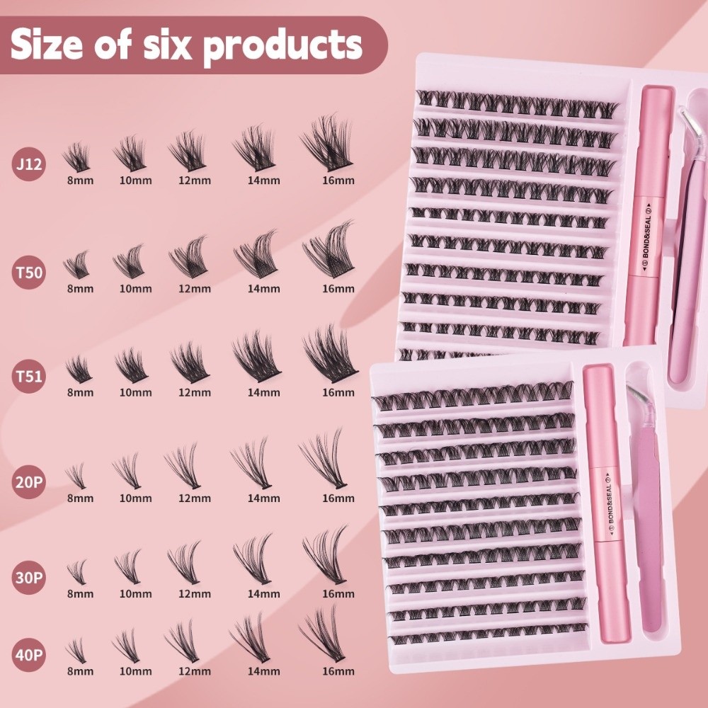 ขนตาปลอมคุณภาพสูงแบบติดกาว ดีไ - Eyelash Extension Natural Look บทวิจารณ์และราคา