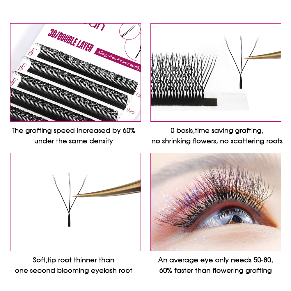 FADVAN 6D-W รูปขนตา (3D เคล็ดล - Eyelash Extension For Asian Eyes บทวิจารณ์และราคา
