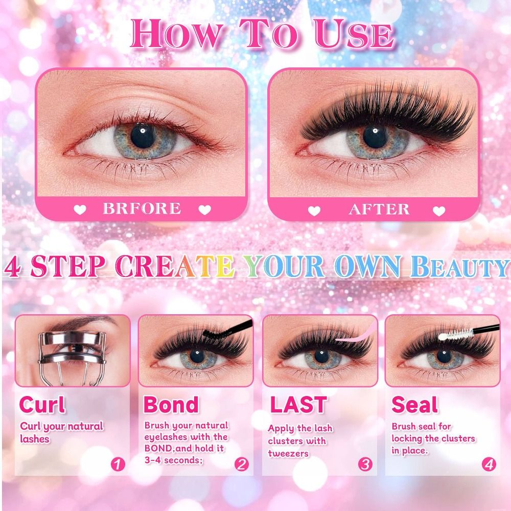 ขนตาปลอมแบบธรรมชาติ สไตล์ Wisp - Eyelash Extension Natural Look บทวิจารณ์และราคา