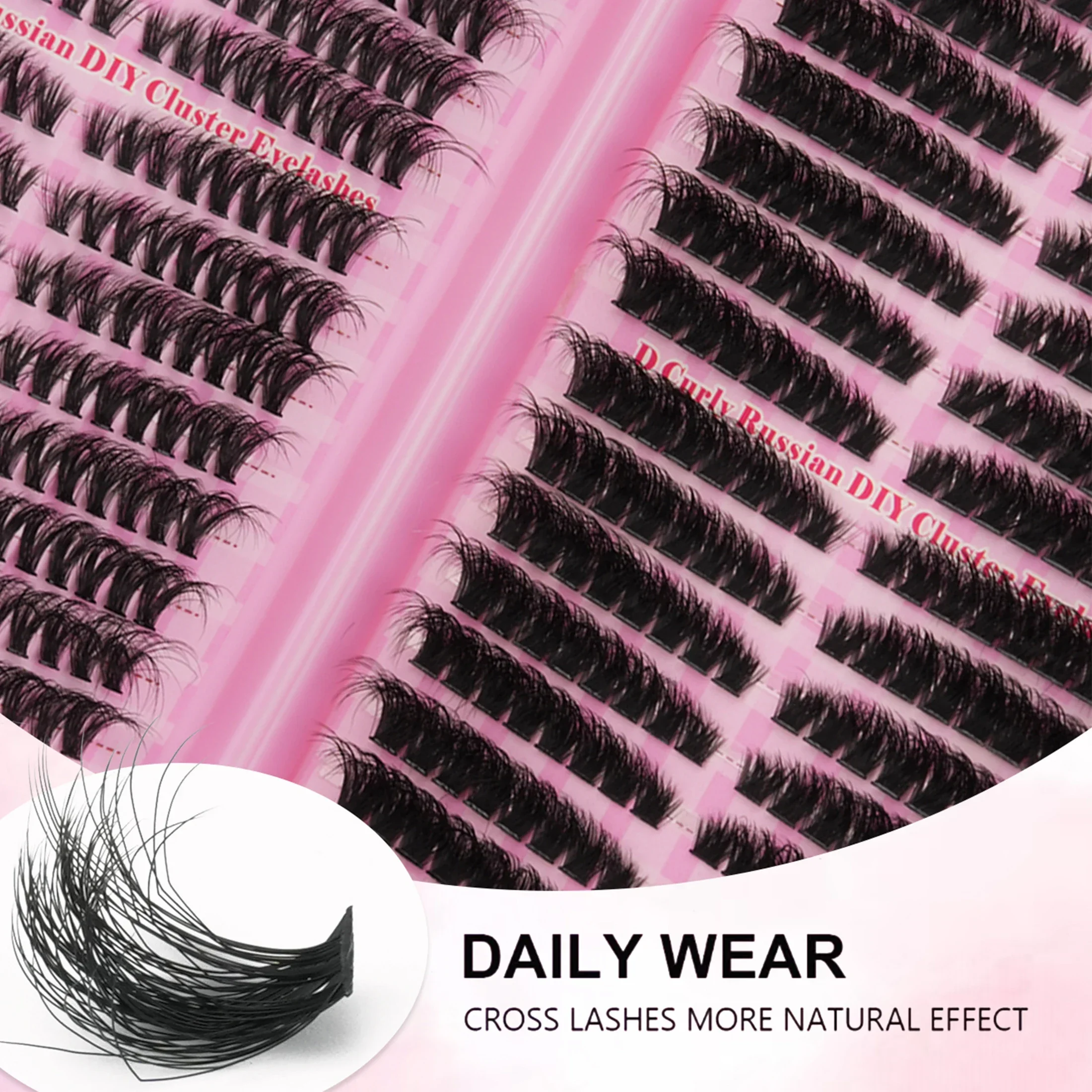 ขนตาปลอมแบบ DIY รัสเซียน 32 แถ - Eyelash Extension Russian บทวิจารณ์และราคา