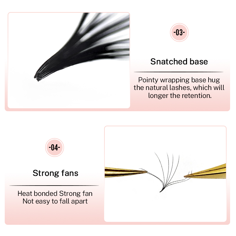 500 Premade Loose Lashes Pro M - Eyelash Extension For Asian Eyes บทวิจารณ์และราคา