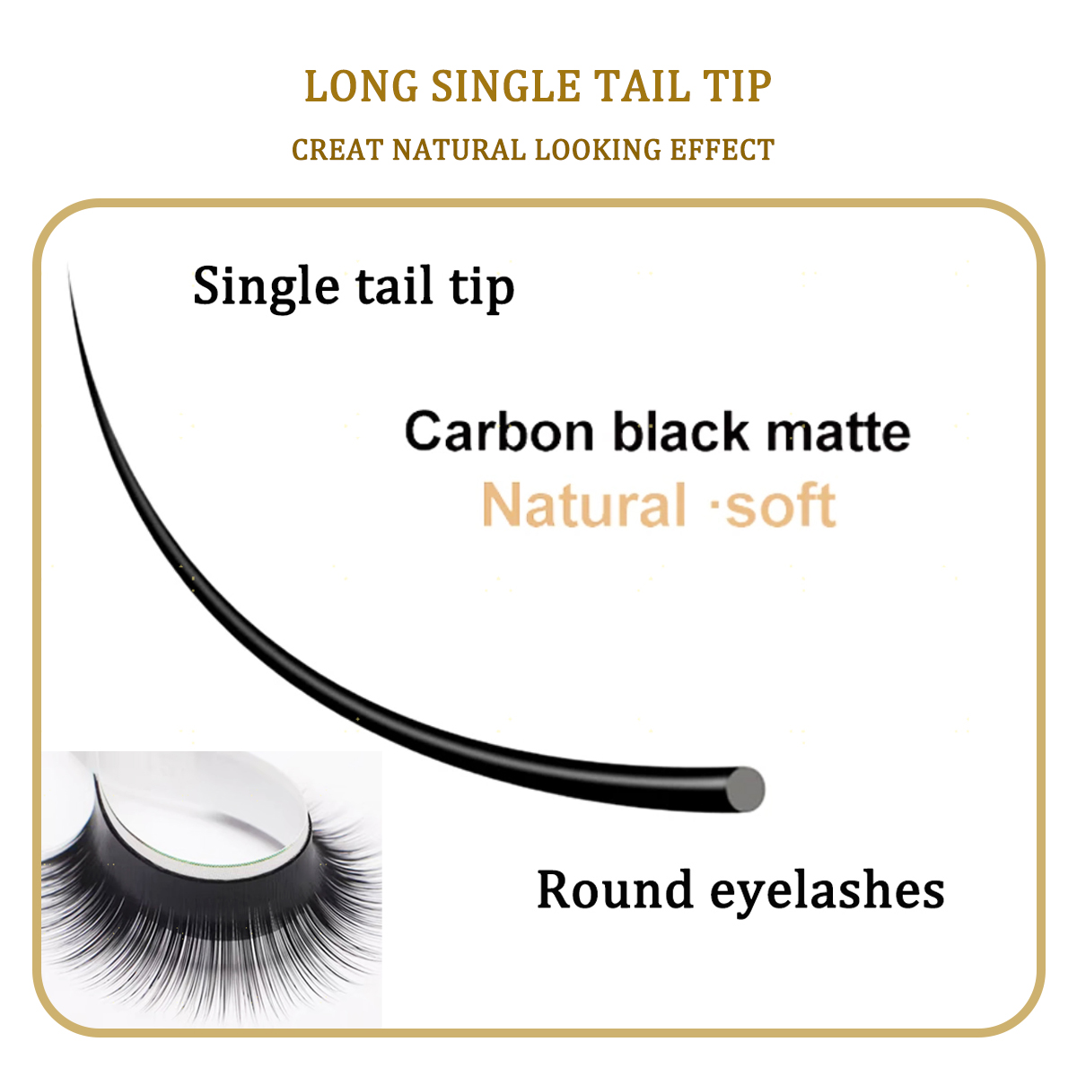 Domi Faux Mink ปลอมขนตาส่วนบุค - Eyelash Extension Human Hair บทวิจารณ์และราคา