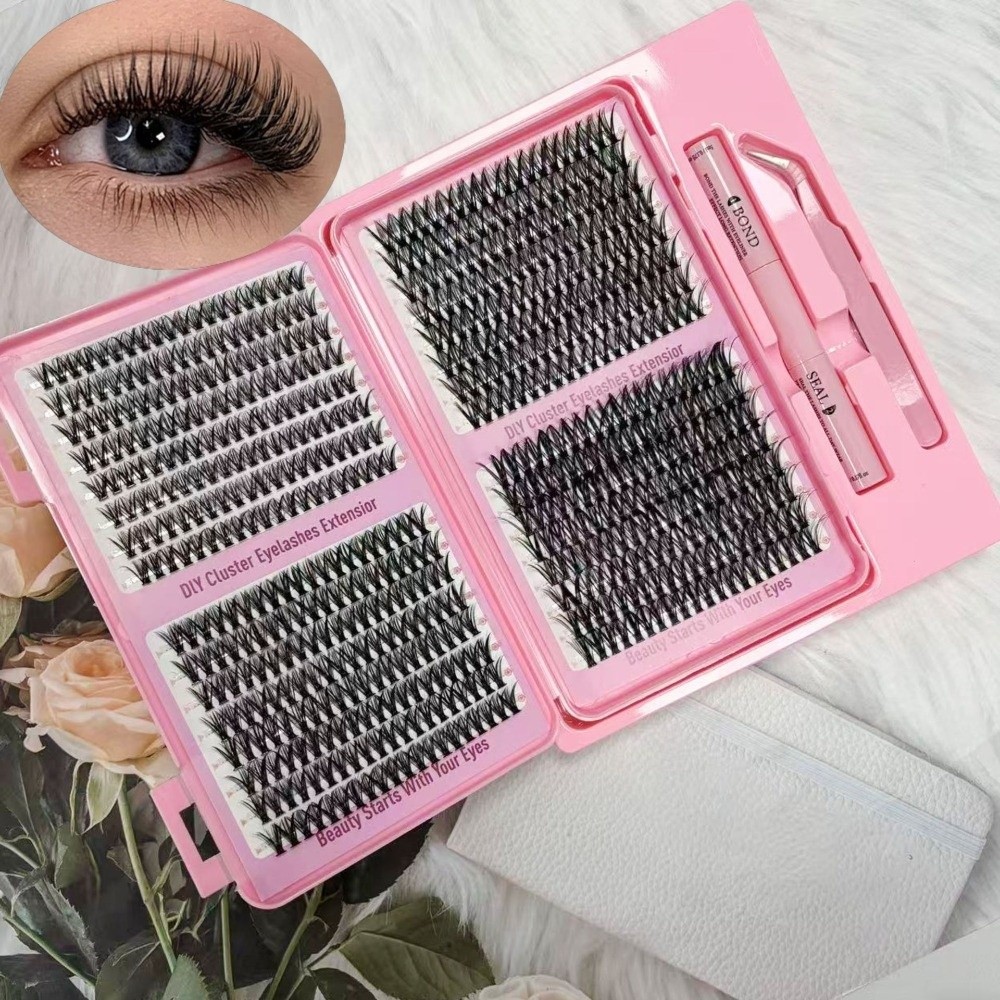 ขนตาปลอมแบบหนา ยาว ใหม่ล่าสุด  - Eyelash Extension Natural Look บทวิจารณ์และราคา