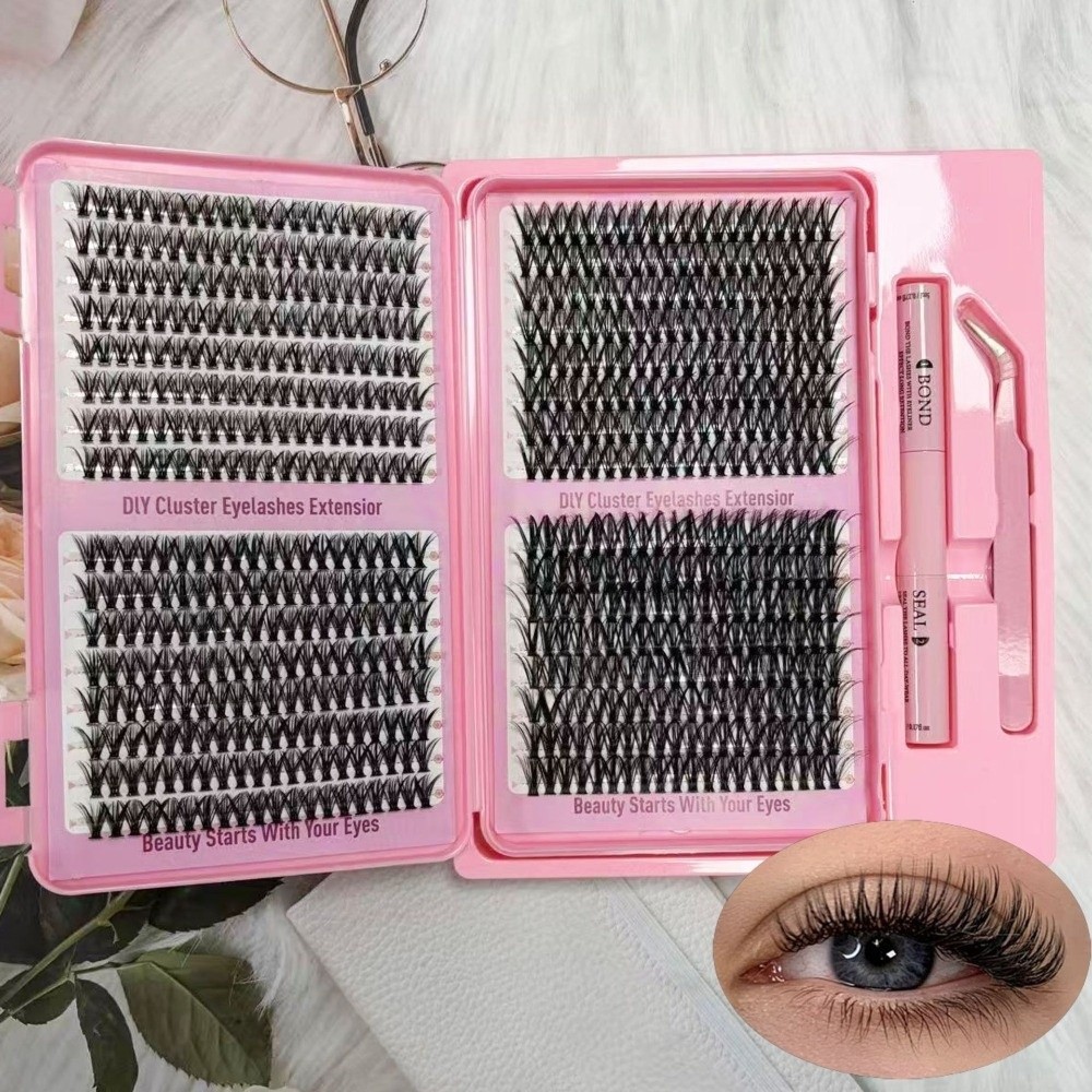 ขนตาปลอมแบบหนา ยาว ใหม่ล่าสุด  - Eyelash Extension Natural Look บทวิจารณ์และราคา