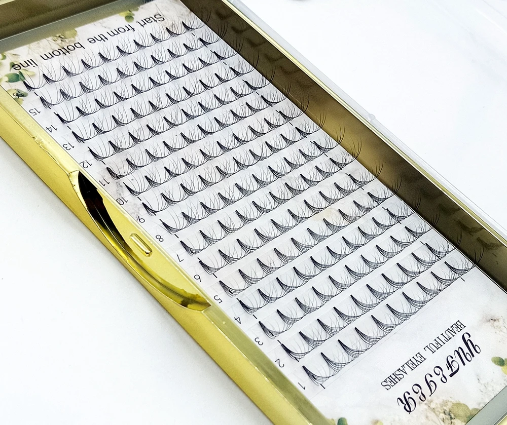 HBZGTLAD ขนตาปลอมแบบสำเร็จรูป  - Eyelash Extension Russian บทวิจารณ์และราคา